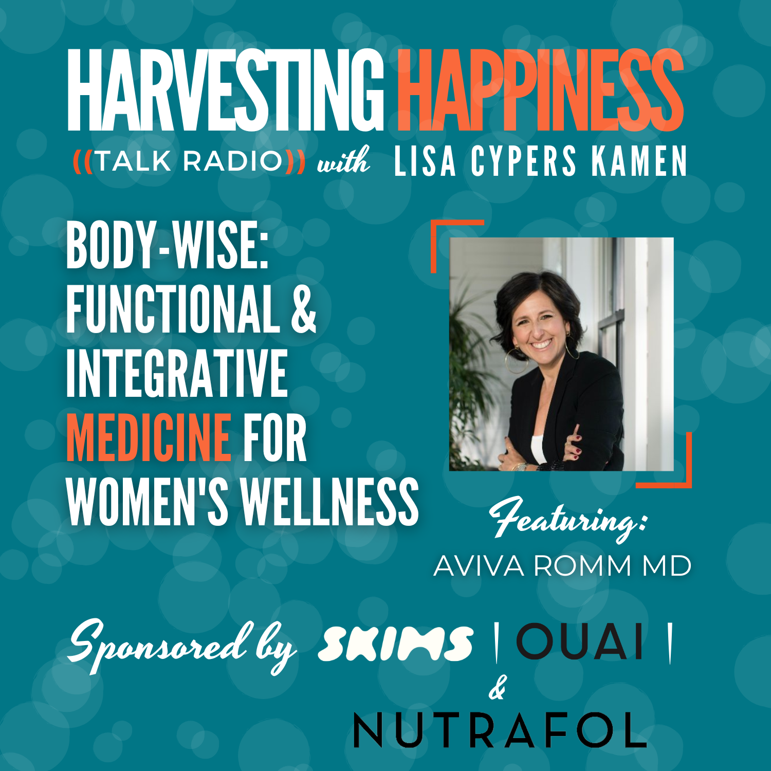podcast about integrative medicine and women's wellness with Aviva Romm